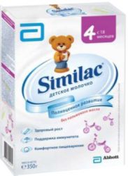 Симилак 4 смесь детское молочко 350г пачка