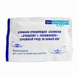 Диаультрадерм Аква салфетка очищающая для ног 1шт