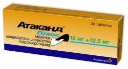 Атаканд плюс 16мг+12