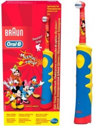 Орал-Би щетка зубная электрическая Mickey for kids D10.513 для детей