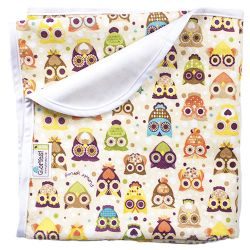 Глориес непромокаемая пеленка Совы 80х68см