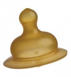 Нуби соска латексная для широкого горлышка 3мес+ 2шт