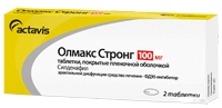 Олмакс стронг 100мг №2 таблетки п/о