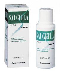 Саугелла Аттива мыло жидкое для интимной гигиены 250мл