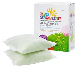 Мир детства соль для ванны с чередой 500г