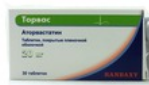 Торвас 20мг №30 таблетки