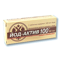Йод-актив 100 №30 таблетки