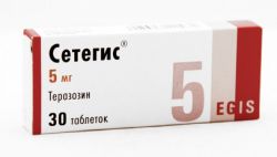 Сетегис 5мг №30 таблетки