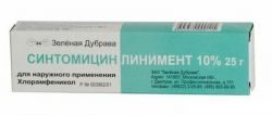 Синтомицина линимент 10% 25г