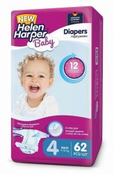 Хелен Харпер подгузники Baby maxi 7-14кг 62шт