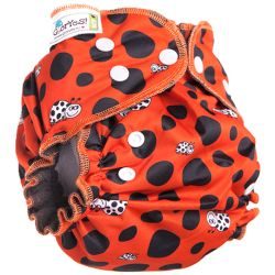 Глориес многоразовый подгузник OPTIMA NEW Божья коровка 3-18кг+2 вкладыша