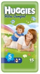 Хаггис подгузники Ultra Comfort (5) 12-22кг 15шт