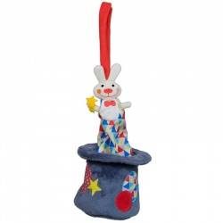 Ebulobo игрушка музыкальная Кролик в шляпе