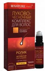 Натур мед луково-чесночный комплекс для волос ролик активатор роста 13мл