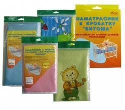Наматрасник для детской кроватки из клеенки с ПВХ-покрытием 0