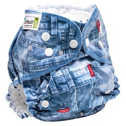 Глориес многоразовый подгузник Классик+ Джинс 3-18кг+2 вкладыша