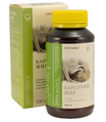 Сустамед барсучий жир жидкий 200 мл
