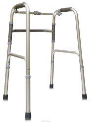 Ходунки прогулочная опора подвижные с одним замком на 4-х без колес AMW1B71