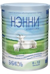 Нэнни Классика смесь молочная сухая на основе козьего молока с рождения 400г