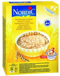 Нордик каша пшеничные хлопья 600г