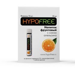 Гипофри напиток фруктовый 1ХЕ 10гр  глюкозы (декстрозы)
