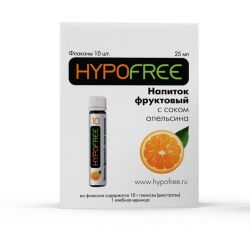 Гипофри напиток фруктовый 1ХЕ 10гр глюкозы (декстрозы)