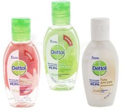 Деттол гель для рук 50мл 2уп + 1уп