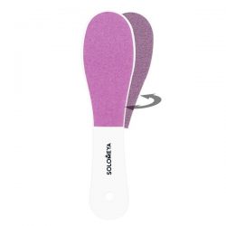 Педикюрная пилка Solomeya 2-х сторонняя фиолетовая