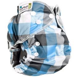 Глориес многоразовый подгузник OPTIMA NEW Клетка 3-18кг+2 вкладыша