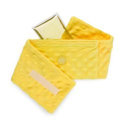 Хэппи беби/Happy baby грелка гелевая антиколиковая с чехлом желтая арт.21009