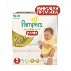 Памперс трусики Premium Care (5) 12-18кг junior 20шт
