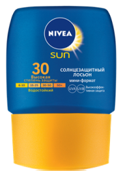 Нивея Сан лосьон солнцезащитный мини-формат SPF30 50мл (85858)