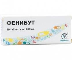 Фенибут 250мг №20 таблетки /Олайнфарм/