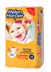 Хелен Харпер подгузники Soft&Dry junior 15-25кг 10шт