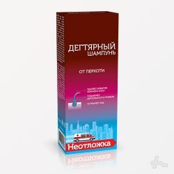 Неотложка шампунь дегтярный от перхоти 150мл