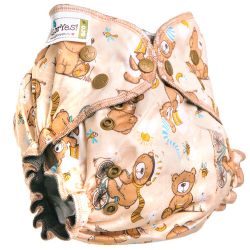 Глориес многоразовый подгузник OPTIMA NEW Медвежонок 3-18кг+2 вкладыша