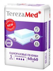 Терезамед пеленки Super 60х60 одноразовые №5