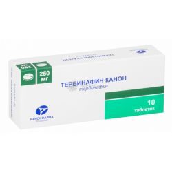 Тербинафин Канон 250мг №10 таблетки
