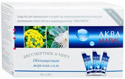 Аква Марис соль морская с травами для промывания носа 2