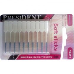 Межзубные ёршики-зубочистки President Soft stick