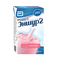 Эншур 2 смесь для энтерального питания 200мл клубника