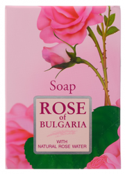 Роза Болгарии мыло натуральное косметическое с частичками лепестков роз 100г