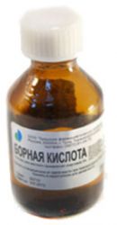 Борная кислота спиртовой р-р 3% 25мл