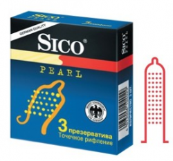 Сико презервативы Pearl точечное рифление 3шт