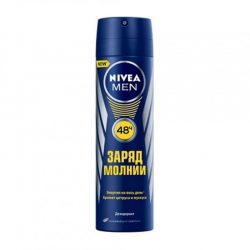 Дезодорант-Антиперспирант Муж Nivea Заряд Молнии 150 Мл