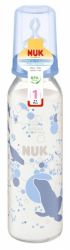 Нук бутылочка стеклянная 230мл с силиконовой антиколиковой соской р.1