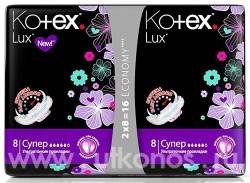 Котекс прокладки lux super 16шт