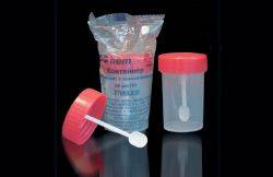 Контейнер для биопроб с ложкой-шпателем 60мл