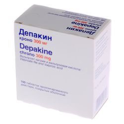 Депакин хроно 300мг №100 таблетки