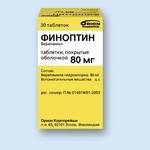 Финоптин 80мг №30 таблетки